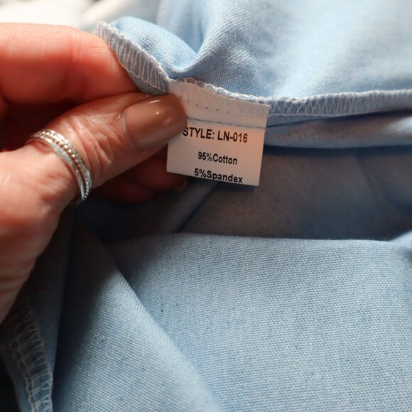 Leena Two-Tone Shirt Dress Womens Demure Statement Creative Playful Artist NWT - Picture 4 of 13